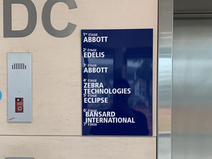 signalétique ascenseur 1